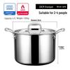 Utool 316 Stainless Steel Deep Stockpot with Steel Lid