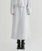 Peulleio Raw Leather Skirt 2 _ Gray