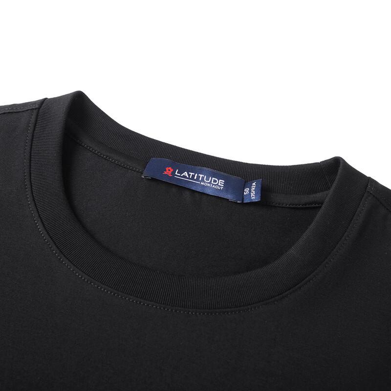 MONTAGUT Men's Soft Breathable Checkerboard Print T-shirt