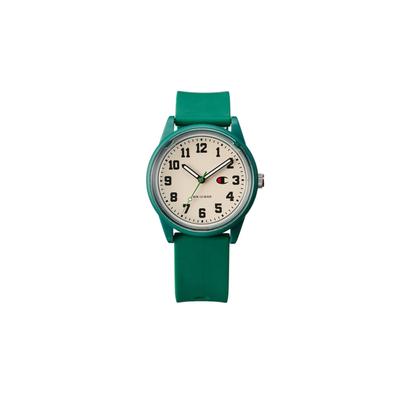 [Champion] Analog Solar Waterproof Urethane Strap R05A-502VK Green