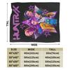 Kpop Demon Hunter Huntrix Girls Blanket  Camping Flannel Throw Blanket For Couch Chair Warm Soft Customized Quality Bedspread