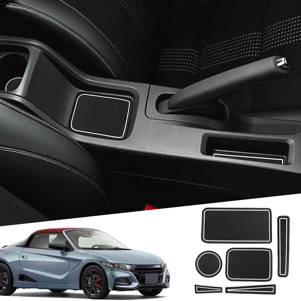 Marchfa Honda S660 (2015 - All Grades) Interior Rubber Mat, Door Pocket Mat, Rubber