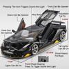 Large 1:18 300SL LP770 Sports Car Model Toy Doors Opened Pull Back Shock Absorption Alloy Vehicles Models Hobby Gifts for Boys