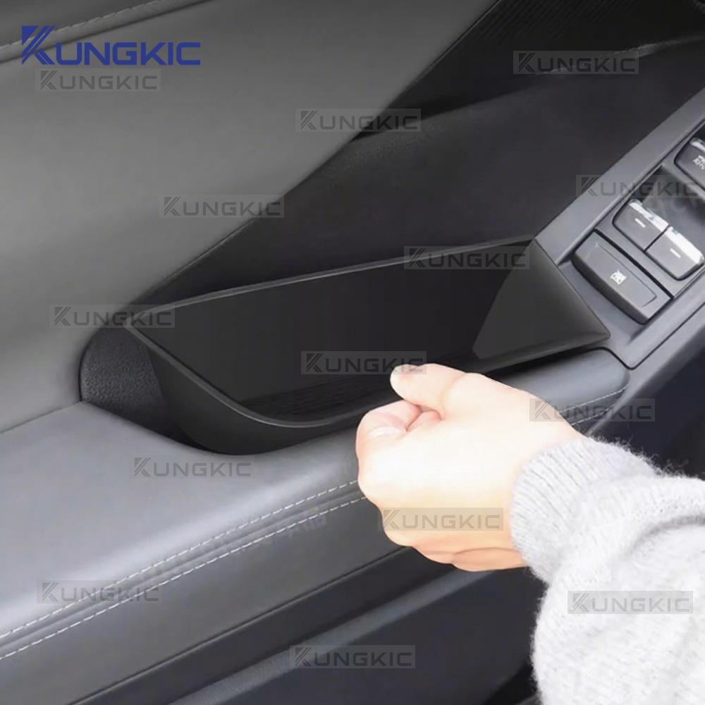 KUNGKIC For Subaru Crosstrek 2025 2025 ABS Storage Box LHD RHD Car Side Doors Organizer Case Box Interior Accessories