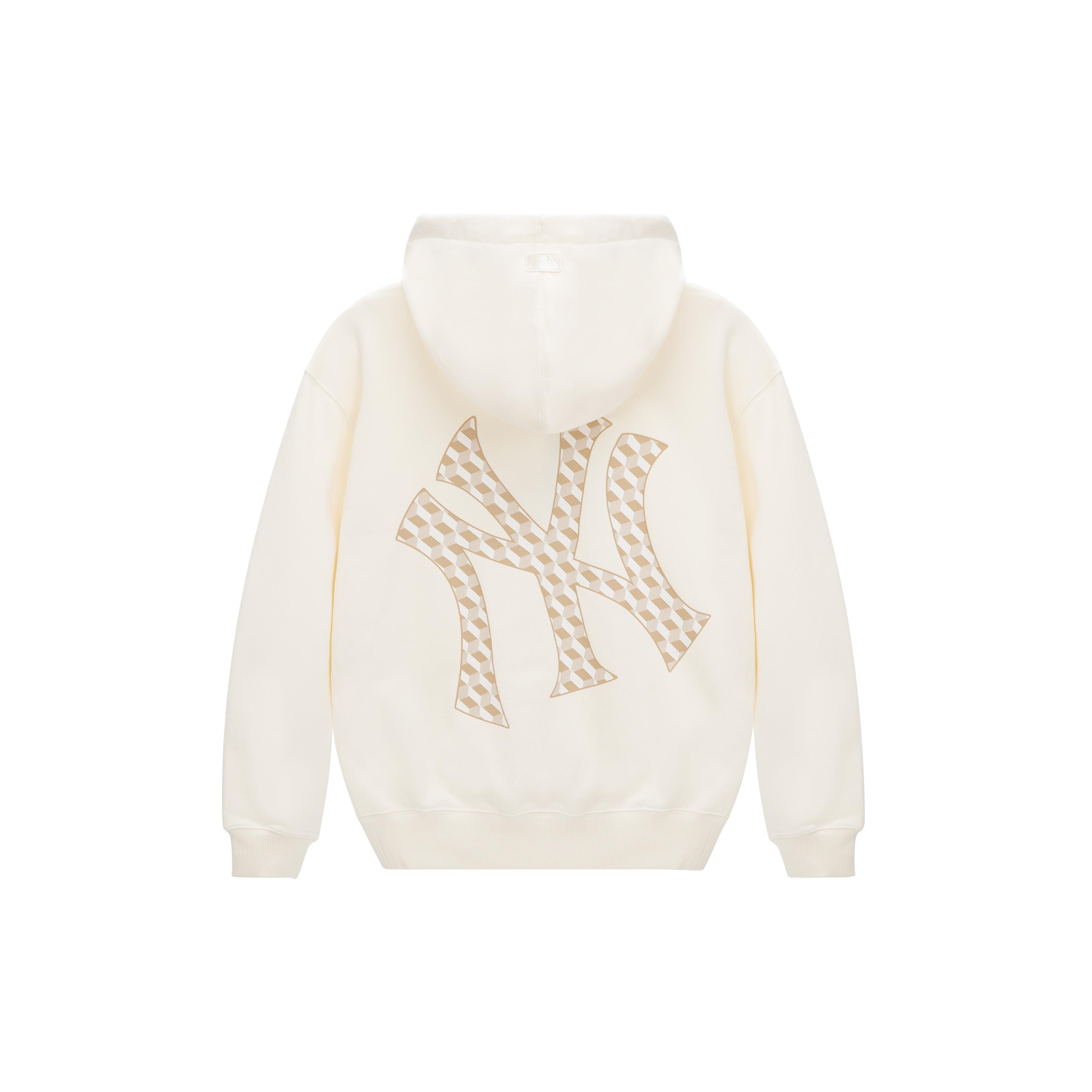 MLB Sweatshirts Unisex Ivory White Crew Neck Moderate Regular 3AHDM0334-50CRS S