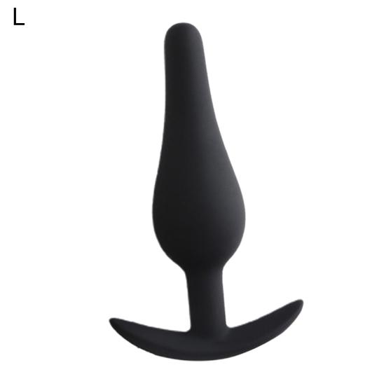 Veselá anální zátka, lehká, rychlá adaptace, černá zástrčka pro masáž zadku pro masáž prostaty pro ložnici