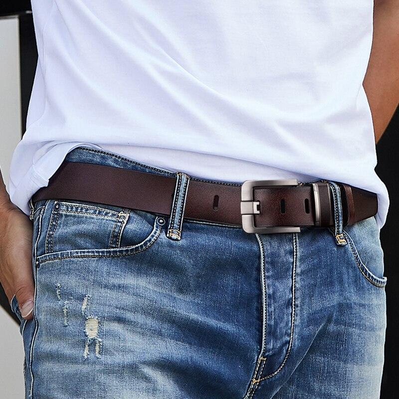 Buy Men 'S Leather Alloy Pin Buckle 