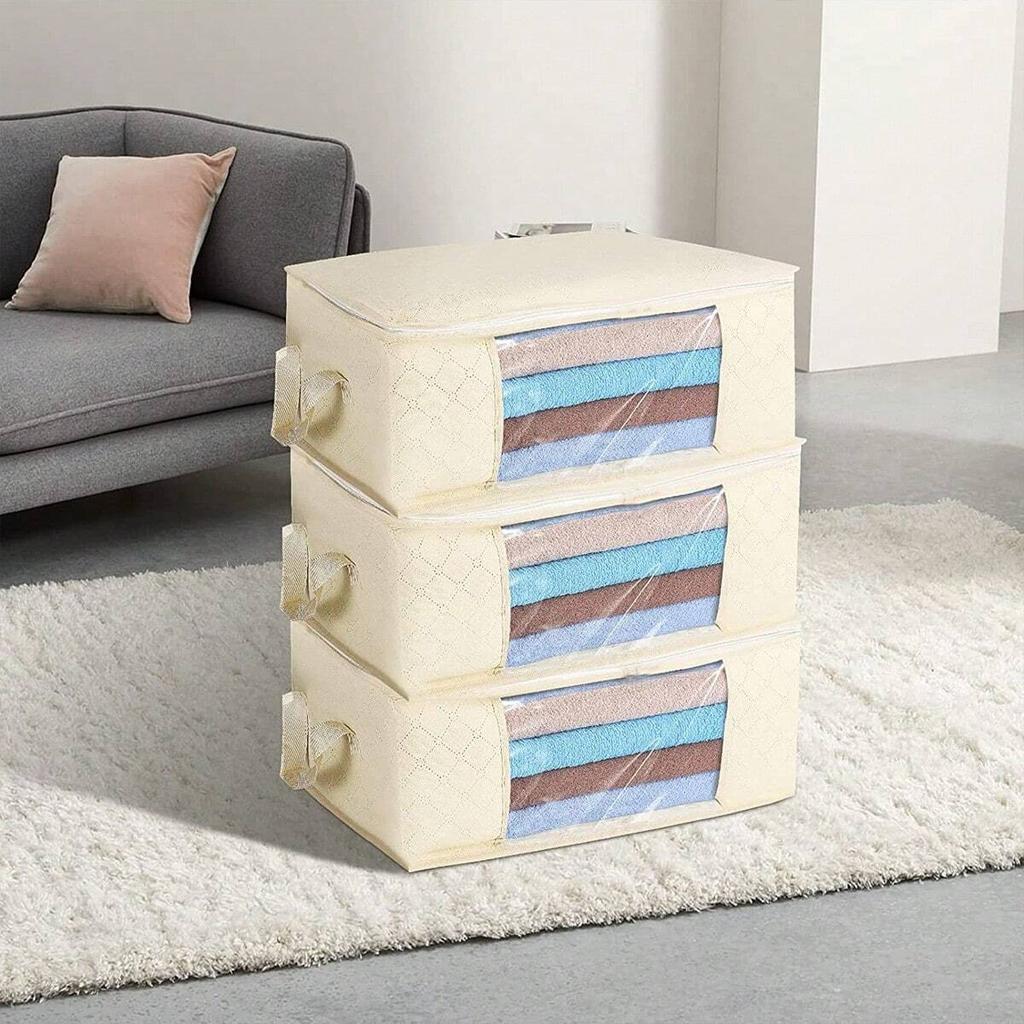 1 Large Capacity Quilt Storage Bag,thick Clothing Packaging Box, Dust-proof Storage Box and Container,household Storage Utensils