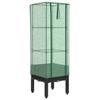 Vidaxl Raised Planter with Greenhouse, Rattan Look, 40X40X140 Cm