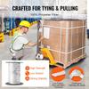 Polyester Pull Tape, 5/8" x 108' Mule Tape Flat Rope, 2200 lbf Tensile Capacity, Printed Webbing Cable Pulling Tape for Packaging, Gardening,