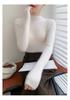 Women's Seamless High-Neck Cashmere Sweater - Autumn/Winter Slim Fit Knitwear