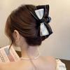 2023 Stylish Runaway Princess Bow Hair Clip: Double-Sided Shark Claw Hairpin