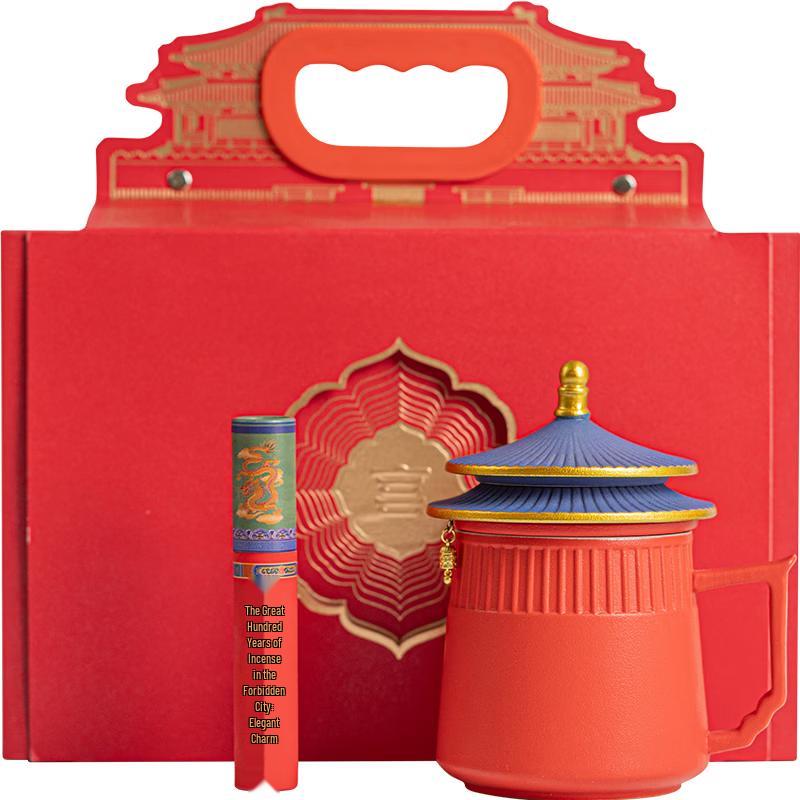 Xiyuanji Palace Museum Ceramic Teacup Gift Box