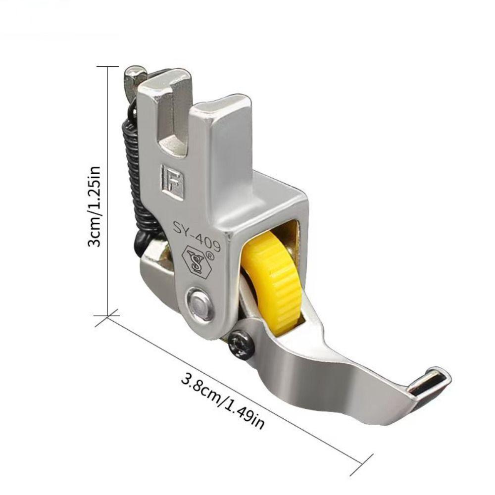 Professional Roller Presser Foot Durable Faux Collar Presser Foot for Workshop
