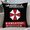 Horro R-Resident E-Evil Pillow Case Short Plush Double-sided Print Square Throw Pillow Covers Sofa Home Cushion Decor