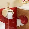 Retro-Stil Toilettenpapierhalter, Bohrlos, Rückstandsfreier Rollenpapierhalter, Taschentuch-Aufbewahrungsregal für das Badezimmer