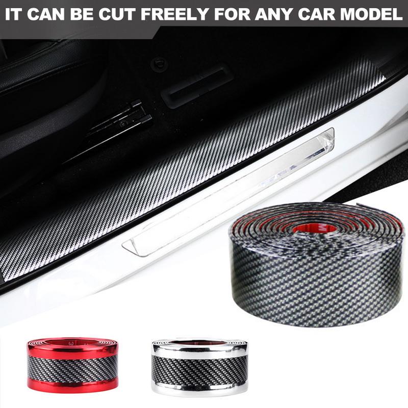 Buy Car Door Sills Anti Step Stickers Pedal Decorative Strips Carbon