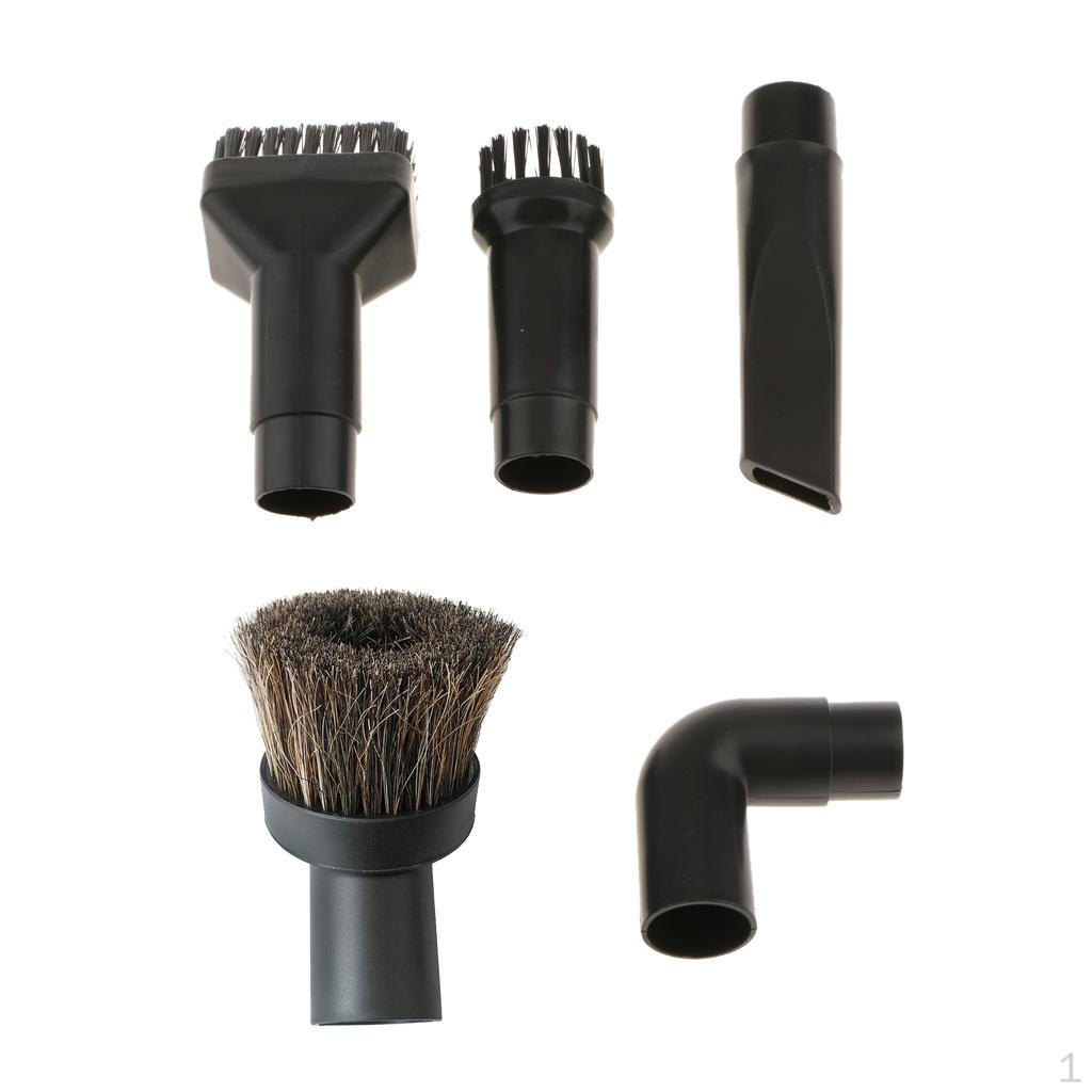 

5 шт./набор Совместимые вакуумные сменные аксессуары-3x щетки для пыли 1x угловой соединитель