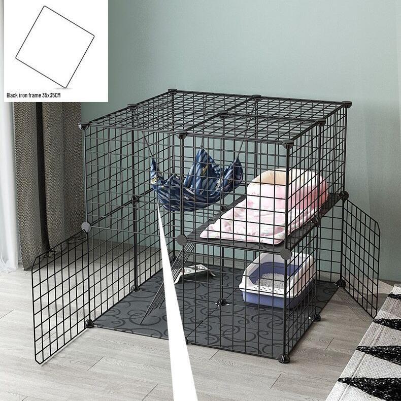 DIY Pet Cage Assembly: Versatile Wire Mesh Fence for Cats, Dogs, Rabbits, and More