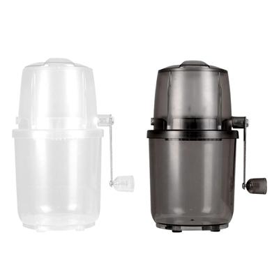 Manual Rotary Ice Crusher Making Drinks Convenient Lightweight Non Slip Snow Cone Machine for Shaved Ice Slush Camping Home DIY