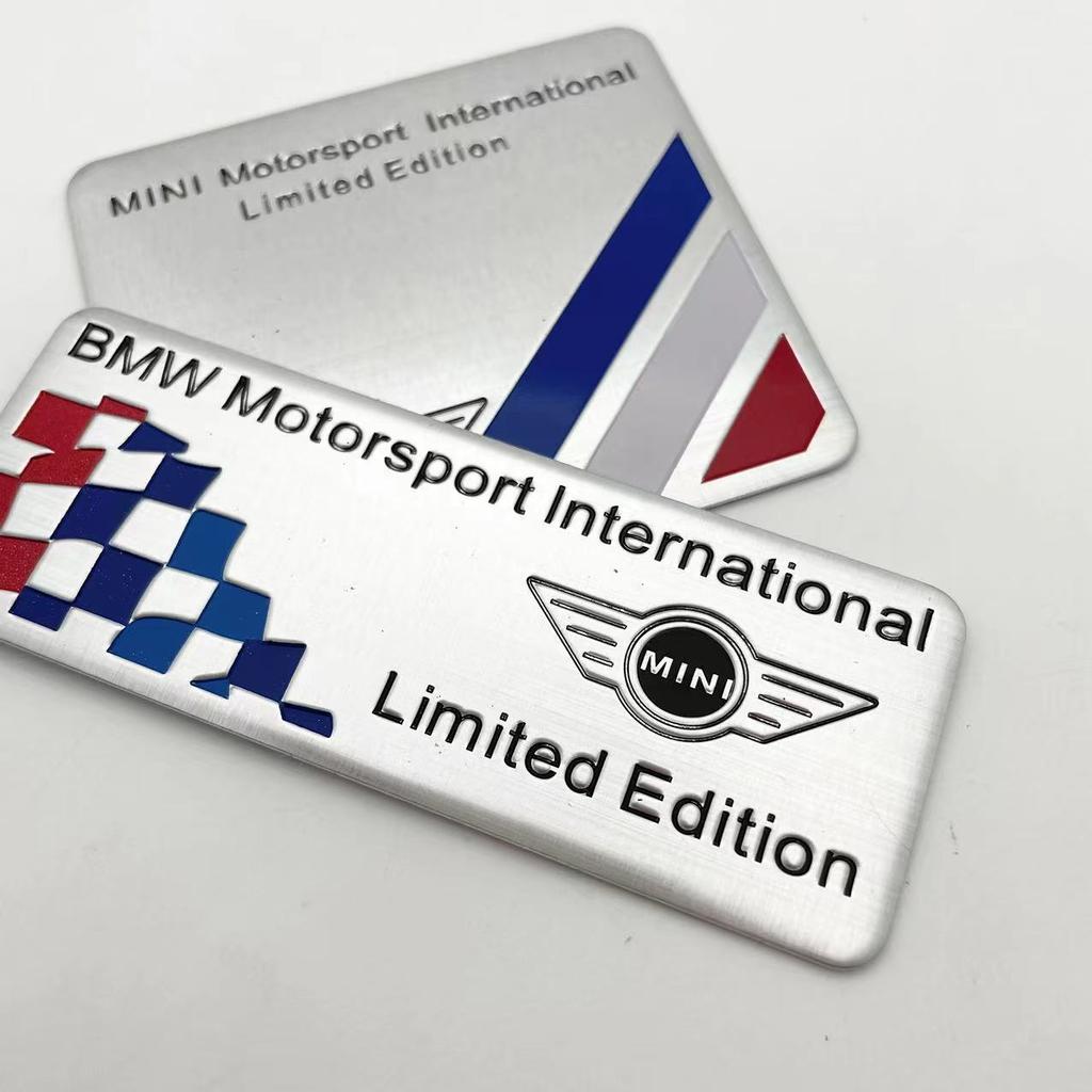 Adesivi Auto 3D in Alluminio Per Mini JCW S R53 R55 R56 R57 R60 F55 F56 Cooper Car Styling Carrozzeria Bagagliaio Finestrino Emblema Badge Decalcomania dymfu11