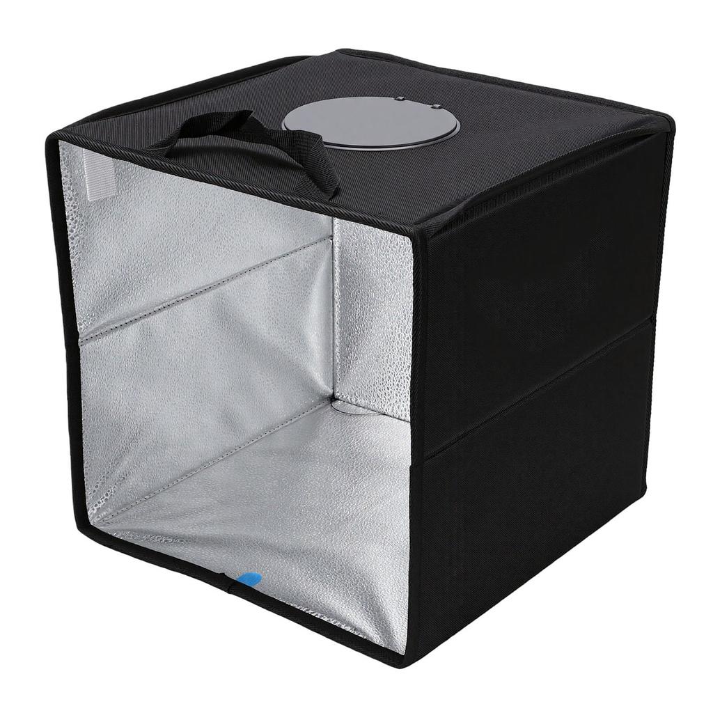 Photography Light Box 12x12 Inch Professional Dimmable Photo Studio Light Box with 6 Backdrops with 120 Light Beads for