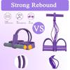 6 Tube Elastic Yoga Resistance Bands, Full Body Workout, Abdominal Waist Arm Leg Slimming Stretch, Durable Fitness Equipment