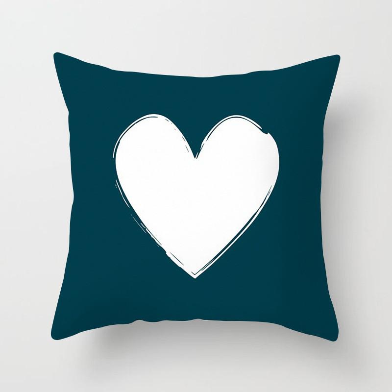 Seat Living Room Sofa Pillowcase Valentines Day Love Cushion Cover Red Pink Heart Home Decor