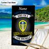 1PC Custom Name Beach Towel Leeds Football Crest Beach Towel, Suitable for Camping, Travel, Beach Accessories, Super Absorbent, Family Gift