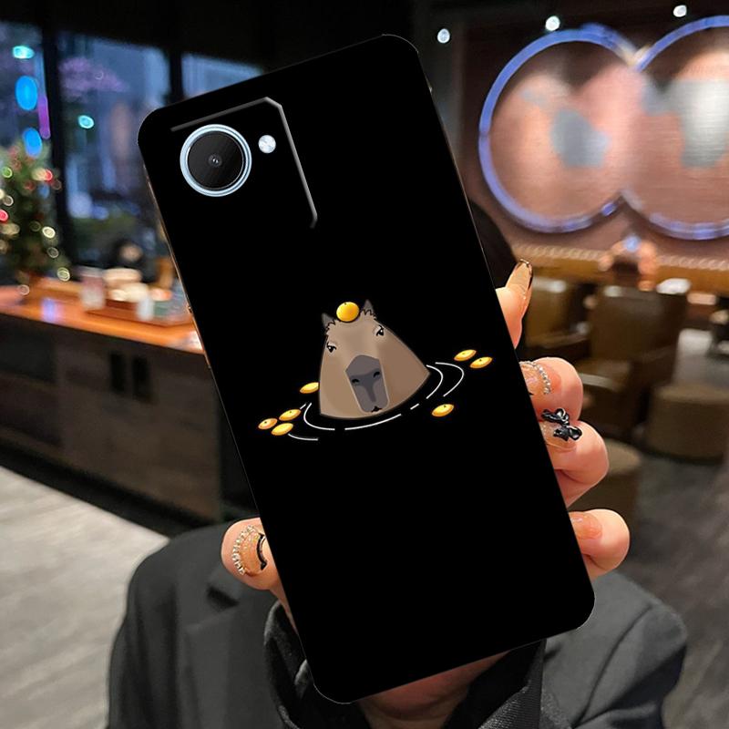 

Cute Capybara Case For Realme 14 Pro Plus 13 12 11 15 GT6 GT7 Pro C55 C51 C35 C53 C61 C65 C67 C63 C71 C75 Realme 14 Pro Plus