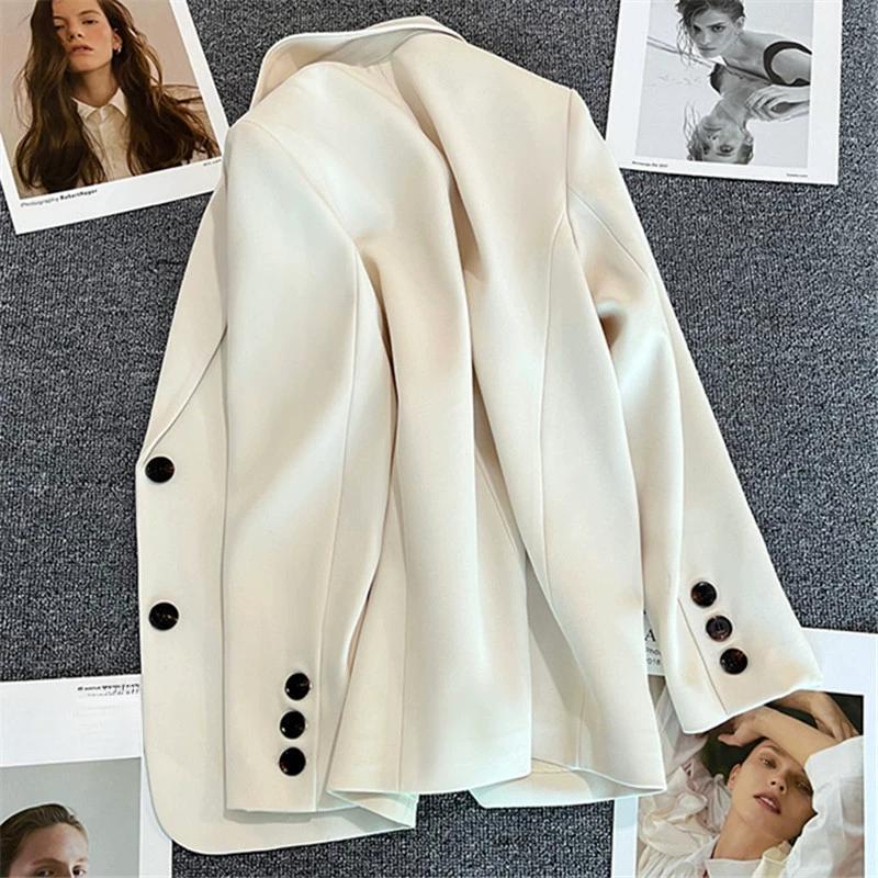 

Suit Jacket for Women In Spring and Autumn, Loose and Casual Temperament for Commuting, Explosive Streets, Small Stature Suit Jacket for Women XS червоний