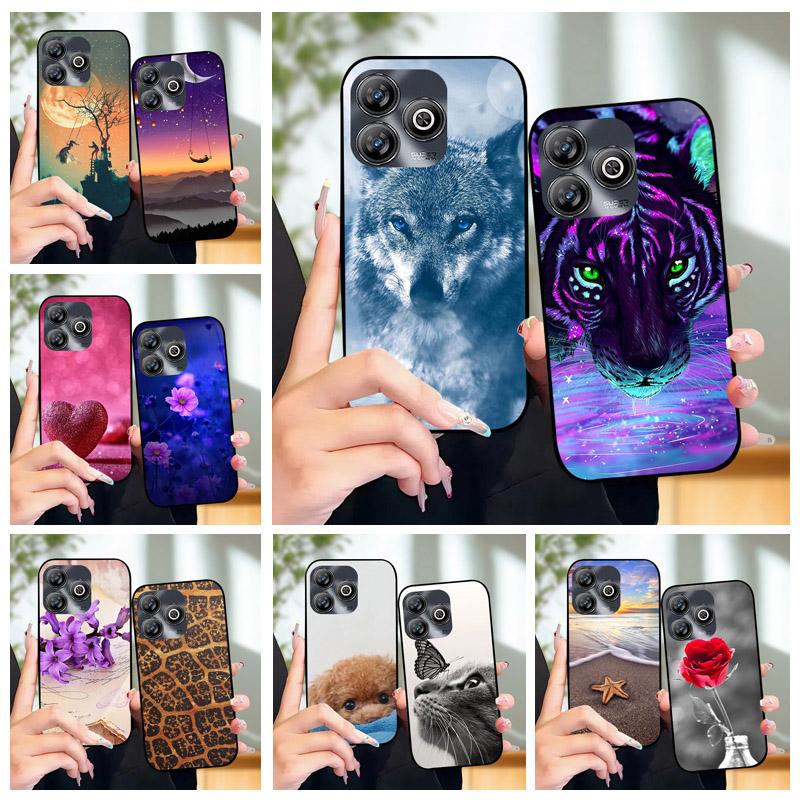 For ZTE Blade A75 4G Case Fashion Cool Animals Printed Silicone Soft TPU Phone Cover For ZTE Blade V60 Smart 4G Fundas V60Smart