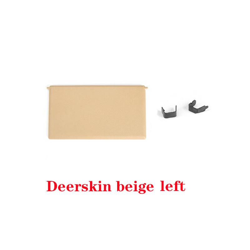 For Mercedes Benz C-Class W203 Sun Visor Shade Mirror Cover Interior Makeup Mirror Cosmetic Mirror Cover Black Beige