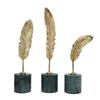European Post-Modern Hotel Villa Leaf Art Desk Ornament - Light Luxury Home Decoration