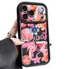 Shockproof Phone Case For iPhone 17 Pro Max Pink Cartoon Floral Pattern Silicone Cover For iPhone 16 Pro Max Cover iPhone 15 14 13 12 11 16E Air
