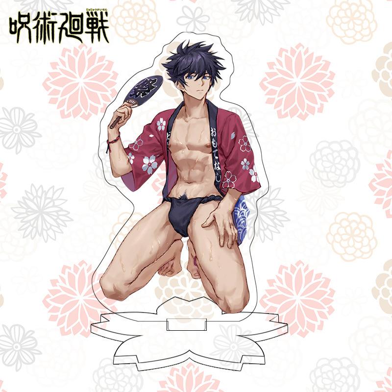Jujutsu Kaisen 12cm Series Acrylic Stand Figure Gojo Satoru Fushiguro Megumi Toji Fushiguro Anime Desktop Decor Collectible