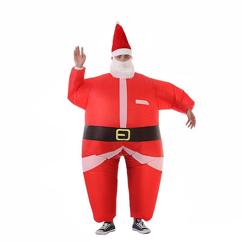 Cross-Border Christmas Inflatable Santa, Tree, and Snowman Costume for Stage Performances