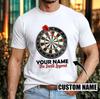 Personalised Darts Legend Tshirt Custom Name Dartboard Pub Player Gift Tee Top
