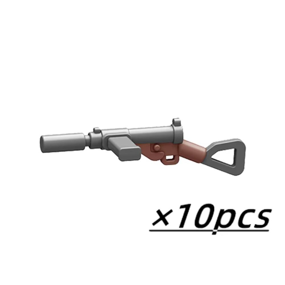 Military Building Blocks Solider Figure US Soviet Two-color 98K Gun Bobosha Anti-Tank Weapons Army Accessories MOC Toys Kid J010
