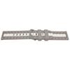Watch Strap - MY-MONTRE - Grey/White Sport - 22mm - Two-tone Silicone - Metal Quick Release Buckle