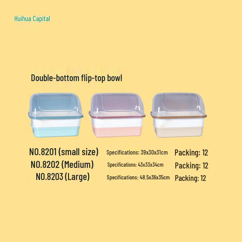 HUIHUADU Covered Dish Drying & Storage Rack