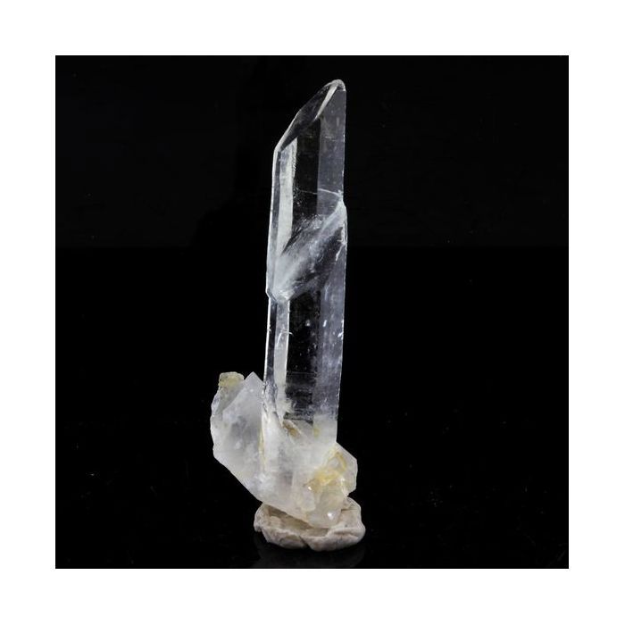 Quartz - La Gardette - 19.29 ct - Certificat d'authenticité - 42x16x10 mm - Gris