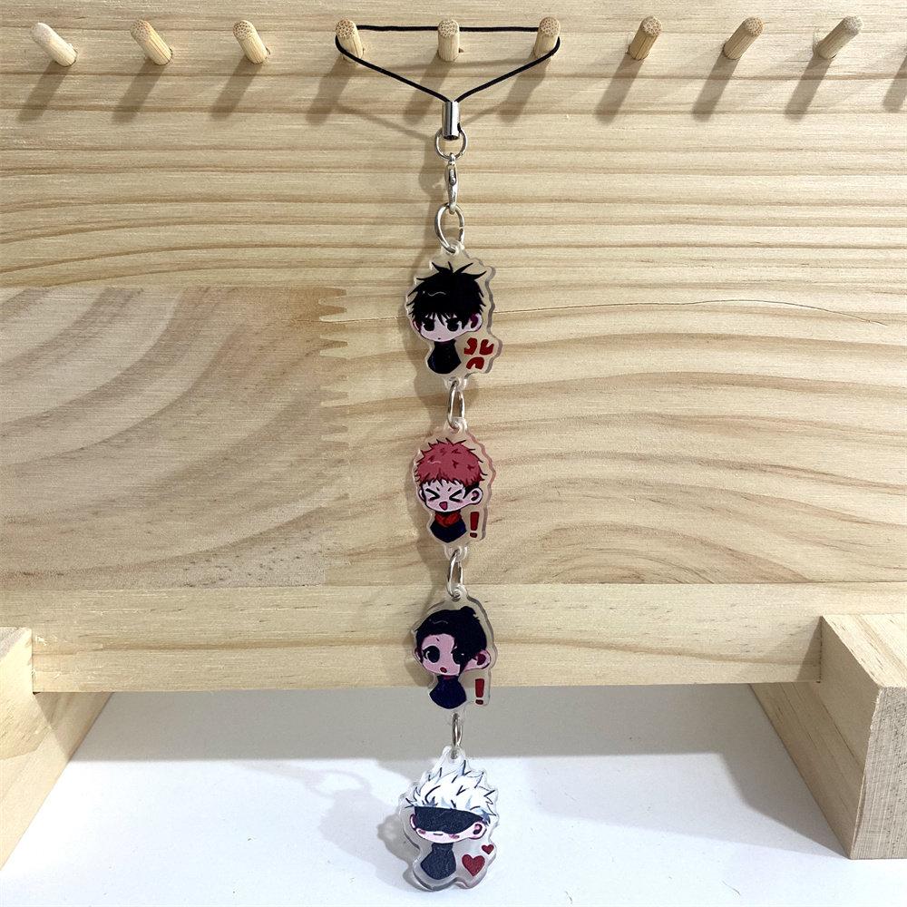 Spell Return Randaccessoire Lanyard Xia Youjie Gojo Gofu Kuroe Mobiele Telefoonhoesje Hangketting Schooltas Leuke Anime Sleutelhanger
