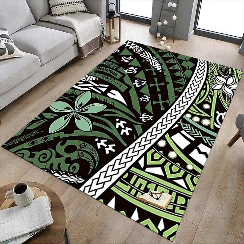 1PC Tribal Patterns Anti-slip Carpet, Suitable for Office, Bedroomand Playrooms. It Can Also Be Used As a Sofa Footrest cover-W102