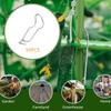 50 Pieces Climbing Pipe Support Fixing Tool Vine Trellis Clips Clamps Plant Cages Connector