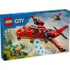 LEGO City Fire Rescue Plane Toy Present Birthday Block Educational Christmas Boys Girls Children 6 Years Old 7 Years Old 8 Years Old 9 Years Old