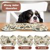 Bone-Shaped Pet Mat Feeding Mat Diatom Mud Carpet Cute Cartoon Floor Mat Waterproof And Dirt-Resistant Home Decoration