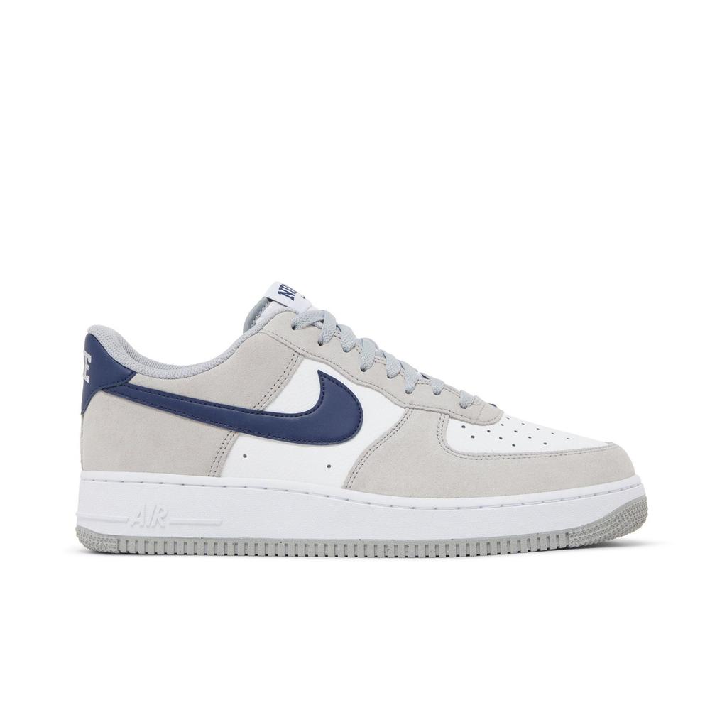 Nike Air Force 1 '07 'Georgetown' (Unisex) Light Smoke Grey / Summit White / White / Midnight Navy Skateboard Shoes FD9748 001