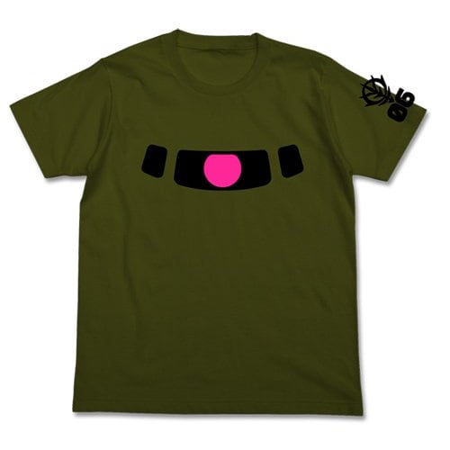 

Gundam Zaku Monoeye Glow-in-the-Dark T-Shirt Moss Size: L