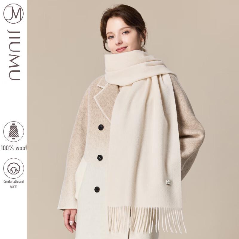 JIUMU Women's Lambswool Scarf Shawl